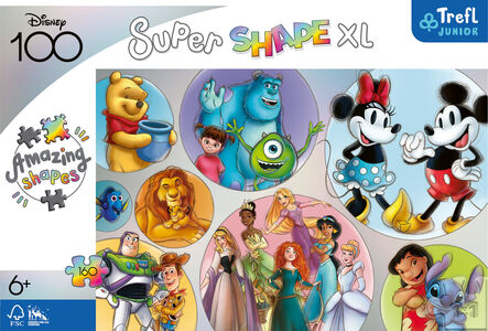 Trefl Palapeli The colorful world of Disney XL 160