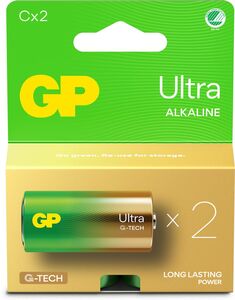 GP Ultra Alkaline G-TECH C/LR14 Paristot Joutsenmerkitty 2-Pack