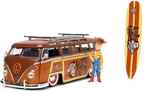 Jada Toys  Disney Toy Story Volkswagen-bussi + Woody-figuuri 1:24
