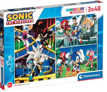 Sonic Palapelit 3x48 Palaa