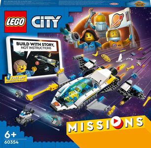 LEGO City 60354 Mars-avaruusaluksen tutkimuslennot