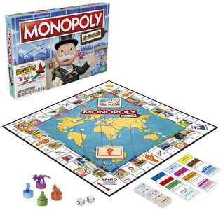 Hasbro Monopoly Travel World Tour Lautapeli