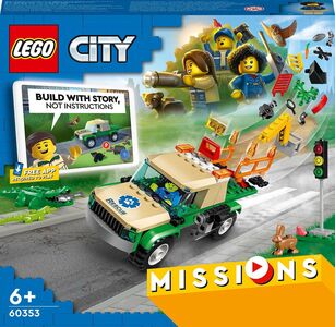 LEGO City 60353 Villieläinten pelastustehtävä