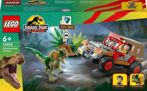 LEGO Jurassic World 76958 Dilophosauruksen väijytys