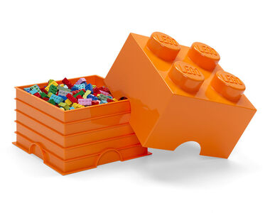 LEGO Säilytyslaatikko 4, Oranssi