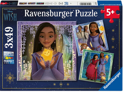 Ravensburger Disney Wish Palapelit 3x49