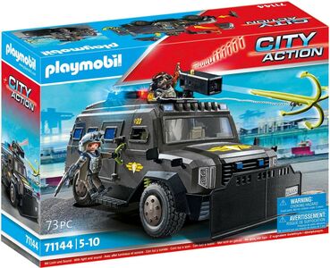 Playmobil 71144 City Action Rakennussarja Lisäjoukkojen Maastoauto