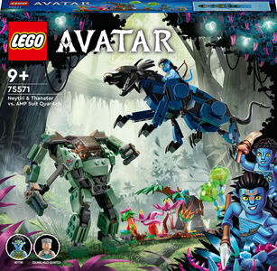 LEGO Avatar 75571  Neytiri ja Thanator vs. Quaritch AMP-puvussa