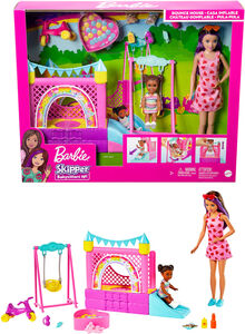 Barbie Leikkisetti Babysitters Pomppulinna Leikkisetti