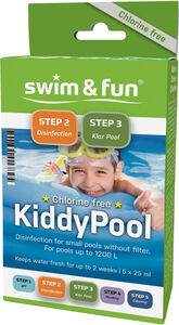 Swim & Fun KiddyPool Vedenpuhdistimet 5 x 25 ml