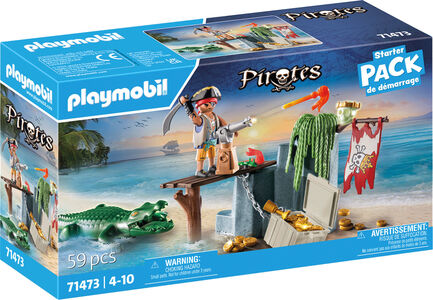 Playmobil 71473 Pirates Starter Pack Merirosvo + Alligaattori