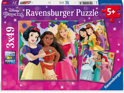 Ravensburger Disney Prinsessat Palapelit 3x49