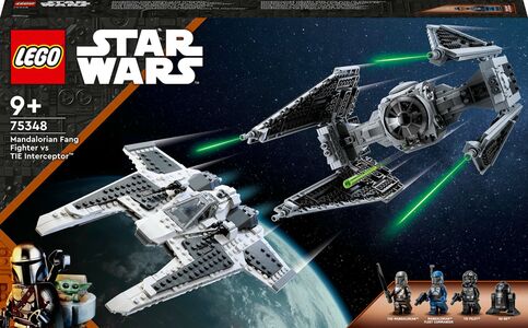 LEGO Star Wars 75348 Mandalorialainen Fang-Hävittäjä Vs. Tie-Torjuntahävittäjä