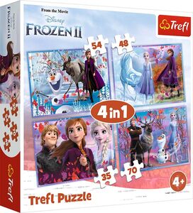 Trefl Disney Palapeli Frozen 2 4-in-1