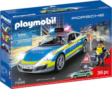Playmobil 70066 Porsche 911 Carrera 4S Poliisiauto