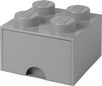 LEGO Säilytyslaatikko 4, Harmaa