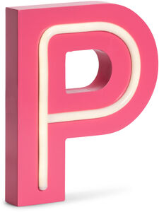 POPP Kirjainvalaisin P, Vaaleanpunainen