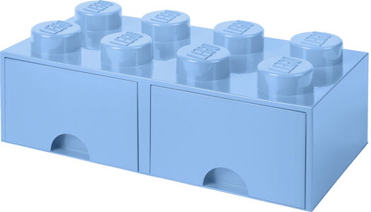 LEGO Säilytyslaatikko 8, Vaaleansininen