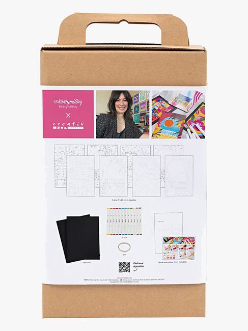 Creativ Company Maalaa Numeroiden Mukaan + Tussit, Vaaleanpunainen