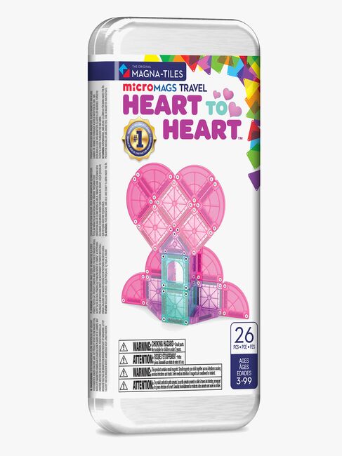 MAGNA-TILES MicroMAGS Matkasetti Heart to Heart 26 Osaa