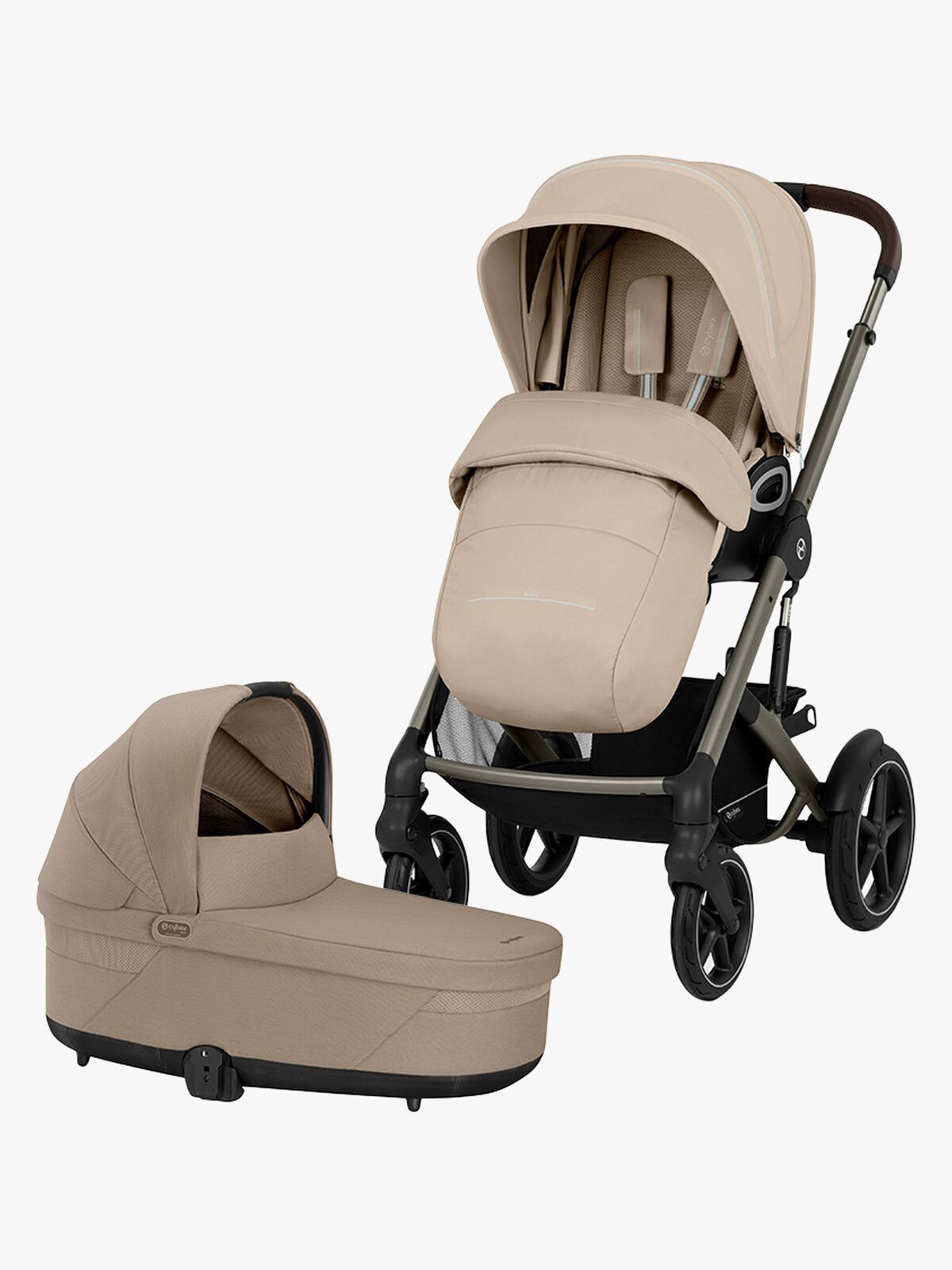 Cybex TALOS S Lux Yhdistelmävaunut, Almond Beige