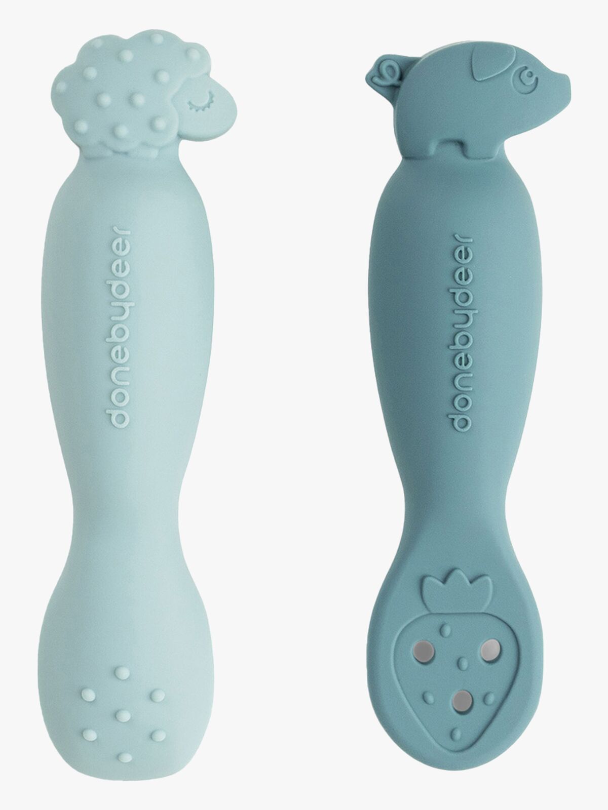 Done By Deer Tiny Farm Lusikat 2-pack, Blue