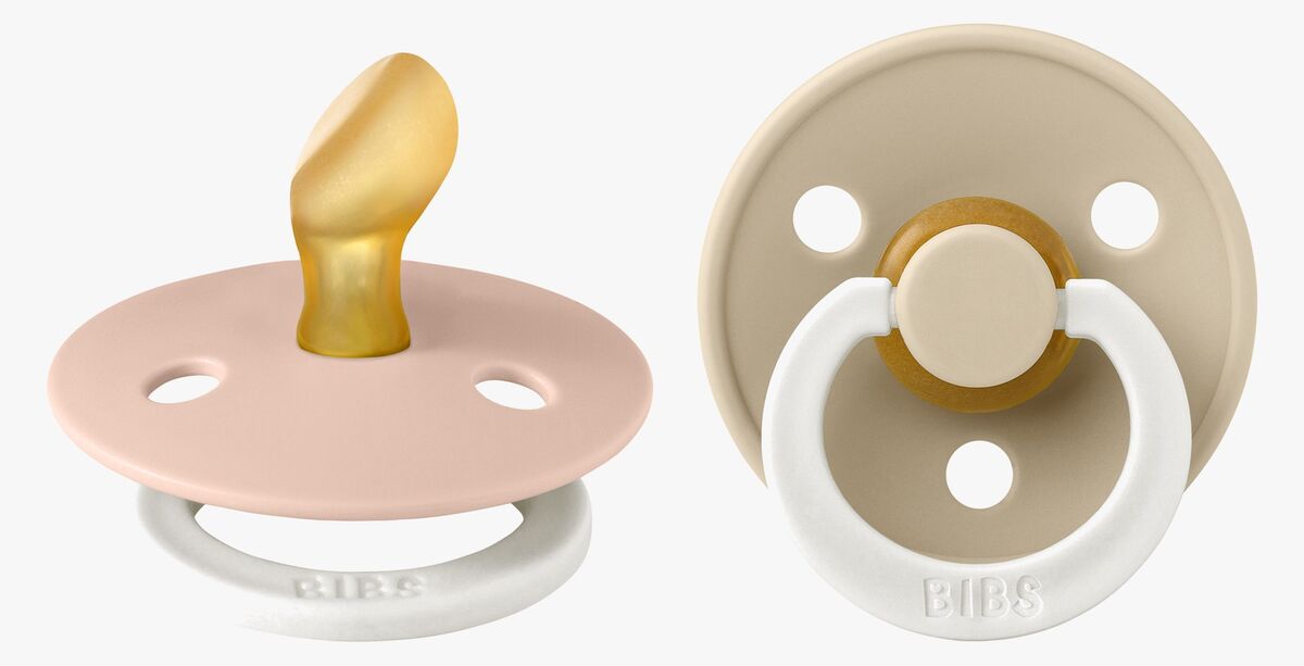 Sucettes BIBS Colour Anatomic Blush / Vanilla - GLOW