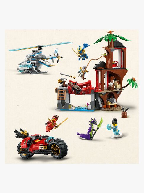 LEGO Ninjago 71857 Ninjamenopelit ja puumajataistelu