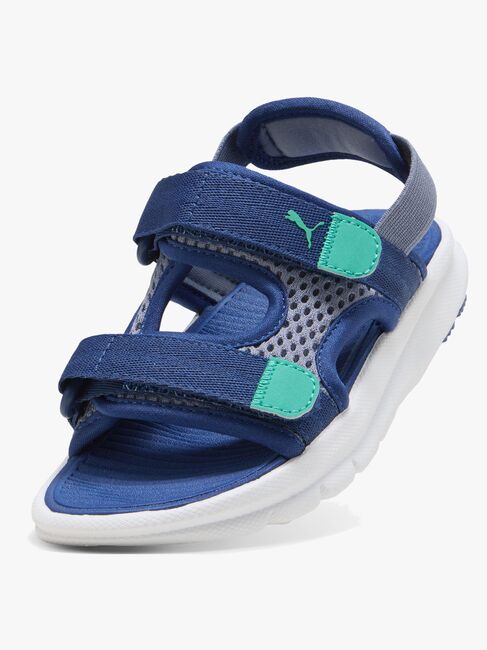 Puma Evolve Sandaalit, Blue/Vibrant Green