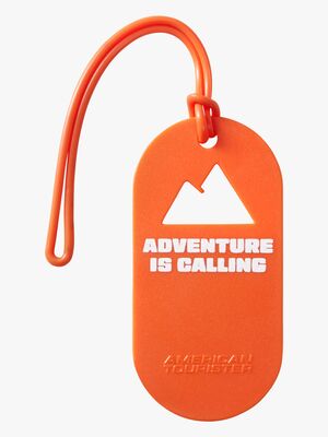 American Tourister Fun Tags Matkalaukun Nimilappu 2-pack, Adventure Is Calling