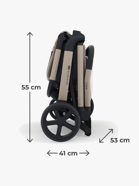 Kinderkraft NUBI 3 Lastenrattaat, Sand Beige