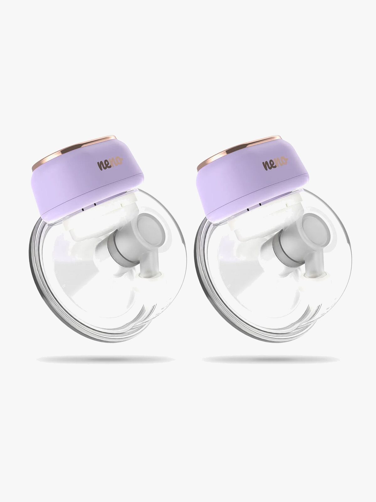 NENO Sole Twin Sähkökäyttöinen Rintapumppu Hands Free, Violetti