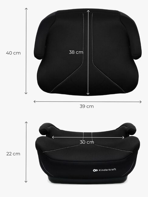 Kinderkraft I-BOOST 2 i-Size Istuinkoroke, Musta
