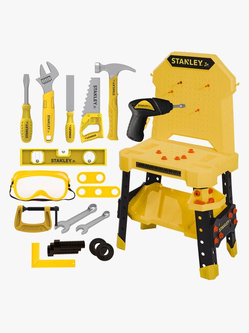 Stanley Jr. Työpenkki + Porakone & Työkalusetti