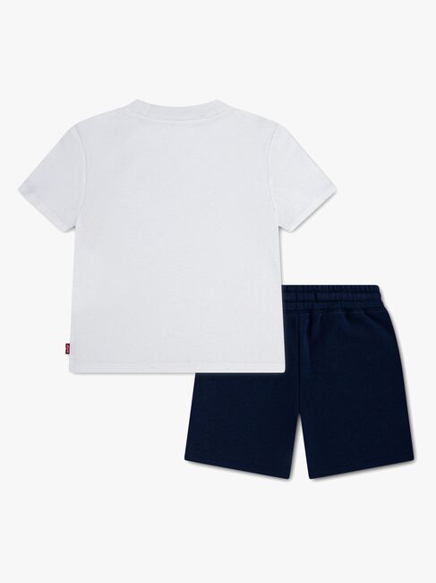 Levi's LVB Batwing T-Shirt & Knit Short Setti, Bright White