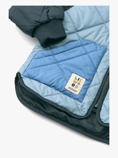 LIEWOOD Zella Kevyttoppapuku, Beach blue/Classic navy/mix