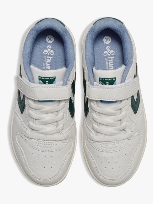 Hummel St Power Play Jr Lenkkarit, White/Green