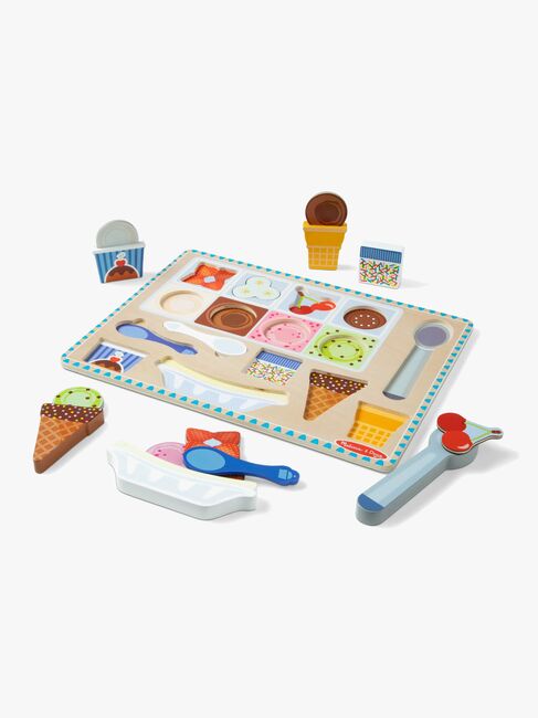 Melissa & Doug Magneettinen Palapeli & Leikkisetti Jäätelö 16