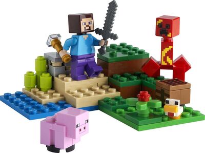 LEGO Minecraft 21177 Creeper™-väijytys