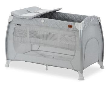 Hauck Play N Relax Matkasänky, Quilted Grey