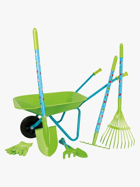 Small Foot  Suuri Puutarhasetti + Kottikärryt