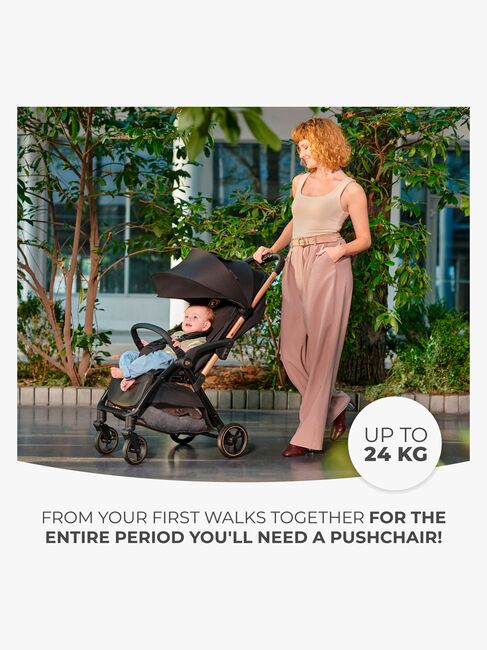 Kinderkraft APINO Matkarattaat, Raven Black