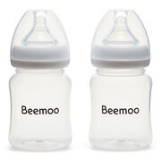 Beemoo CARE Äidinmaitopullo + Pullotutti 180 ml 2-pack