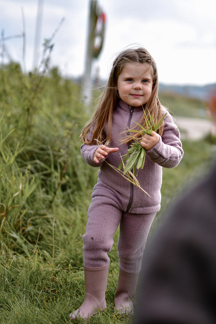 Mikk-Line Vauvan Fleecetakki Merinovilla, Twilight Mauve