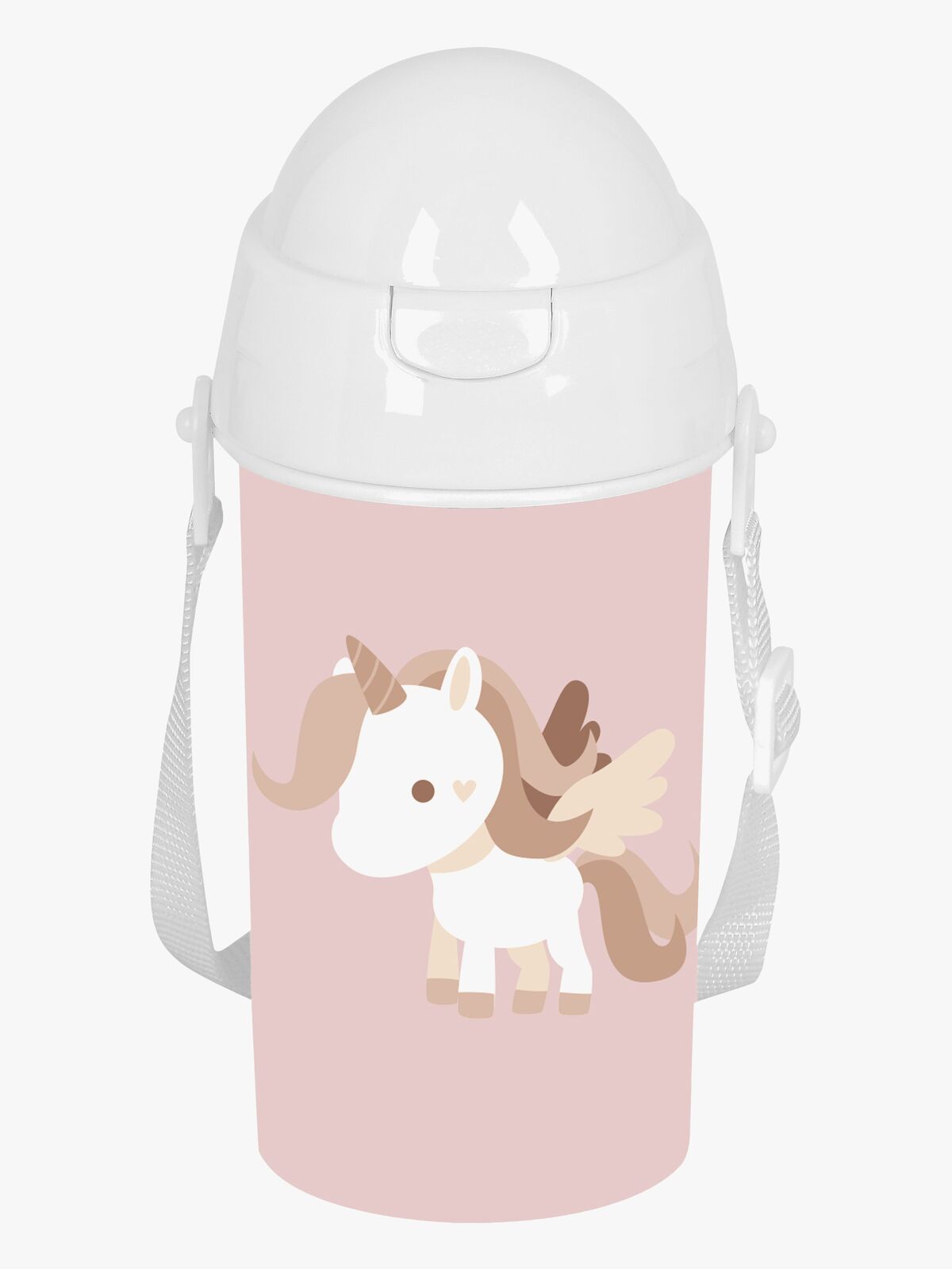 Unicorn Juomapullo 500ml, Dusty Pink