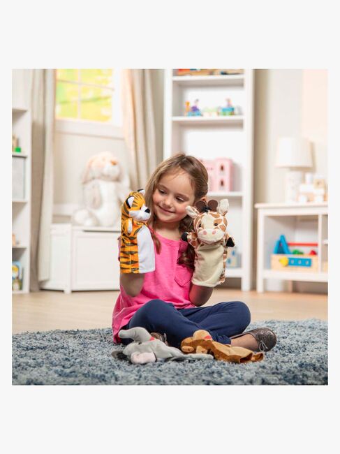 Melissa & Doug Käsinuket Eläintarha, 4 st