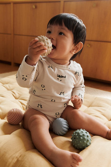 LIEWOOD Dorian Baby Sensory Puuhapallo, Beach blue/Multi Mix