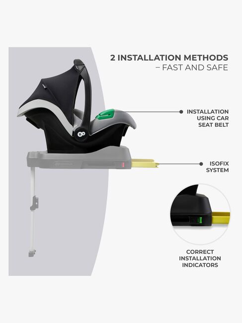 Kinderkraft MINK PRO i-Size Turvakaukalo, Grey