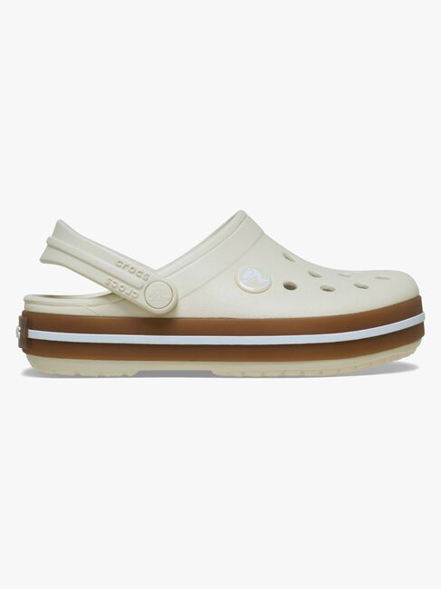 Crocs Crocband Gum Kids Pistokkaat, Summit White
