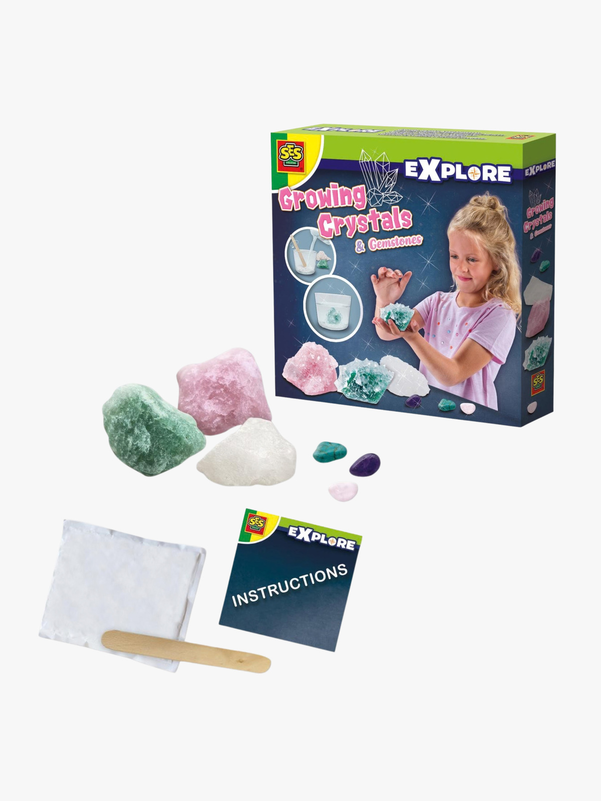 SES Creative Askartelusetti Kristallit & Jalokivet